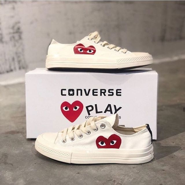 Giày Thể Thao CONVERSE Des Garcons CDG PLAY 1970s Chất Lượng Cao