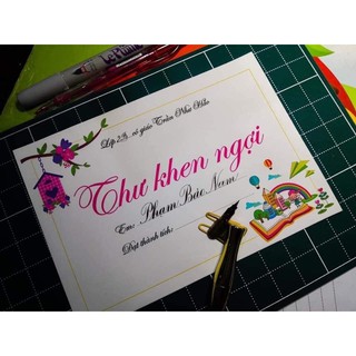 Set 100 tờ Thư Khen Ngợi