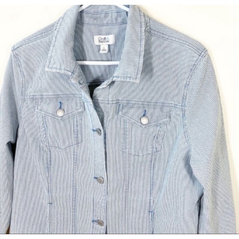 Áo khoác jean sọc