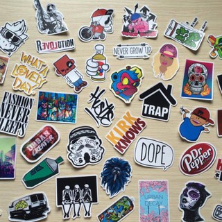 Combo hình dán trang trí chủ đề Urban | Owl Stickers