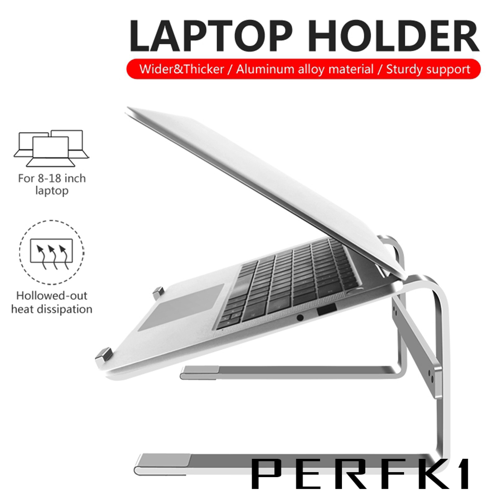 Giá Đỡ Laptop Notebook Bằng Hợp Kim Nhôm 10-18inch