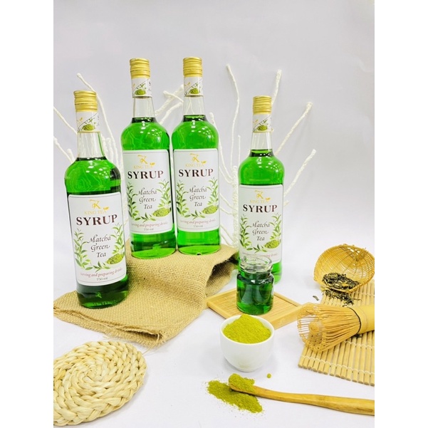SIRO MATCHA ( Syrup Matcha Green Tea) KINGTEA.XT chai 800ml