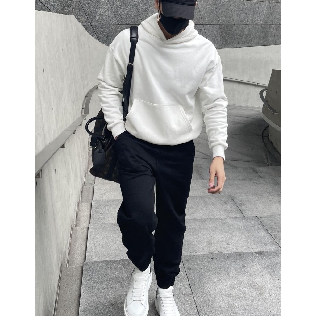 Áo Hoodie Nỉ Bông 2 lớp  Phong Cách UNISEX Fom Rộng - Lịch Sự Thoải Mái Ấm Áp Mùa Đông 2022