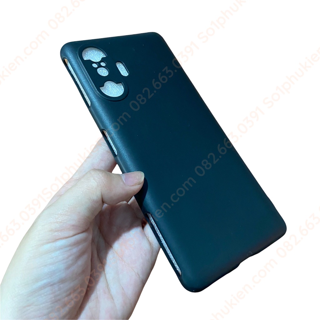 Ốp lưng Xiaomi K40 Gaming dẻo đen trơn bảo vệ cam