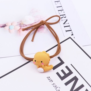Cột tóc khủng long béo cute