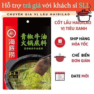 Gia vị lẩu Haidilao vị tiêu xanh.dưới 35k