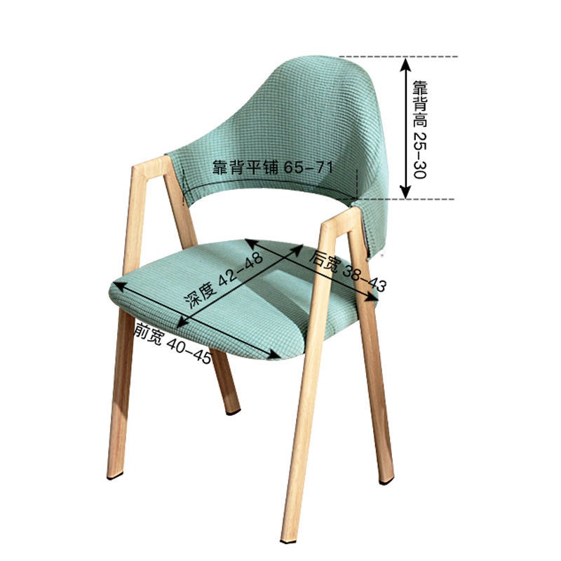 Vỏ Bọc Ghế Ngồi Bàn Ăn Hình Chữ A Thiết Kế Đục Lỗ Độc Đáo Tiện Dụng Cho Gia Đình