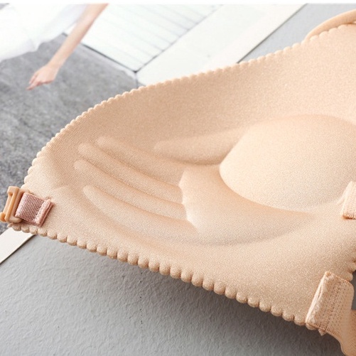 Áo ngực su cài trước mút bàn tay, dây chéo lưng thời trang sang chảnh HLBOUTIQUE B810