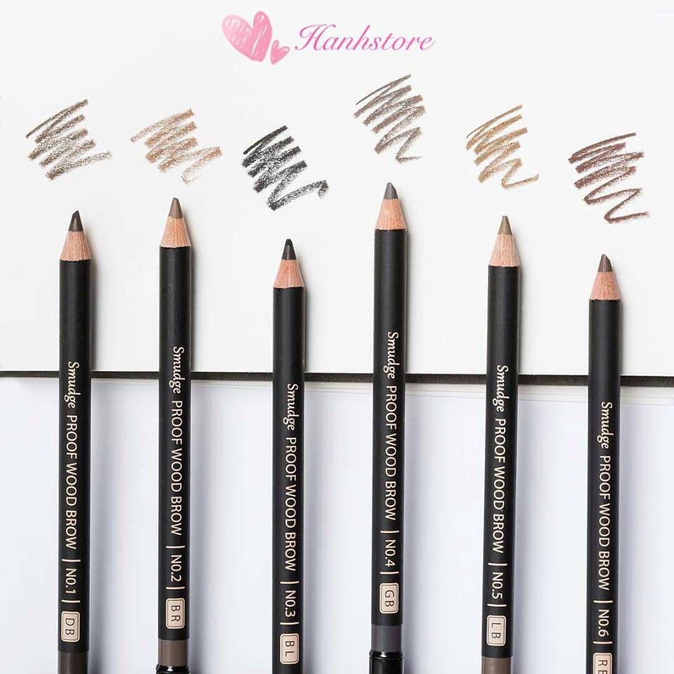 Chì Kẻ Mày 2 Đầu Missha The Style Smudge-proof Wood Eyebrow