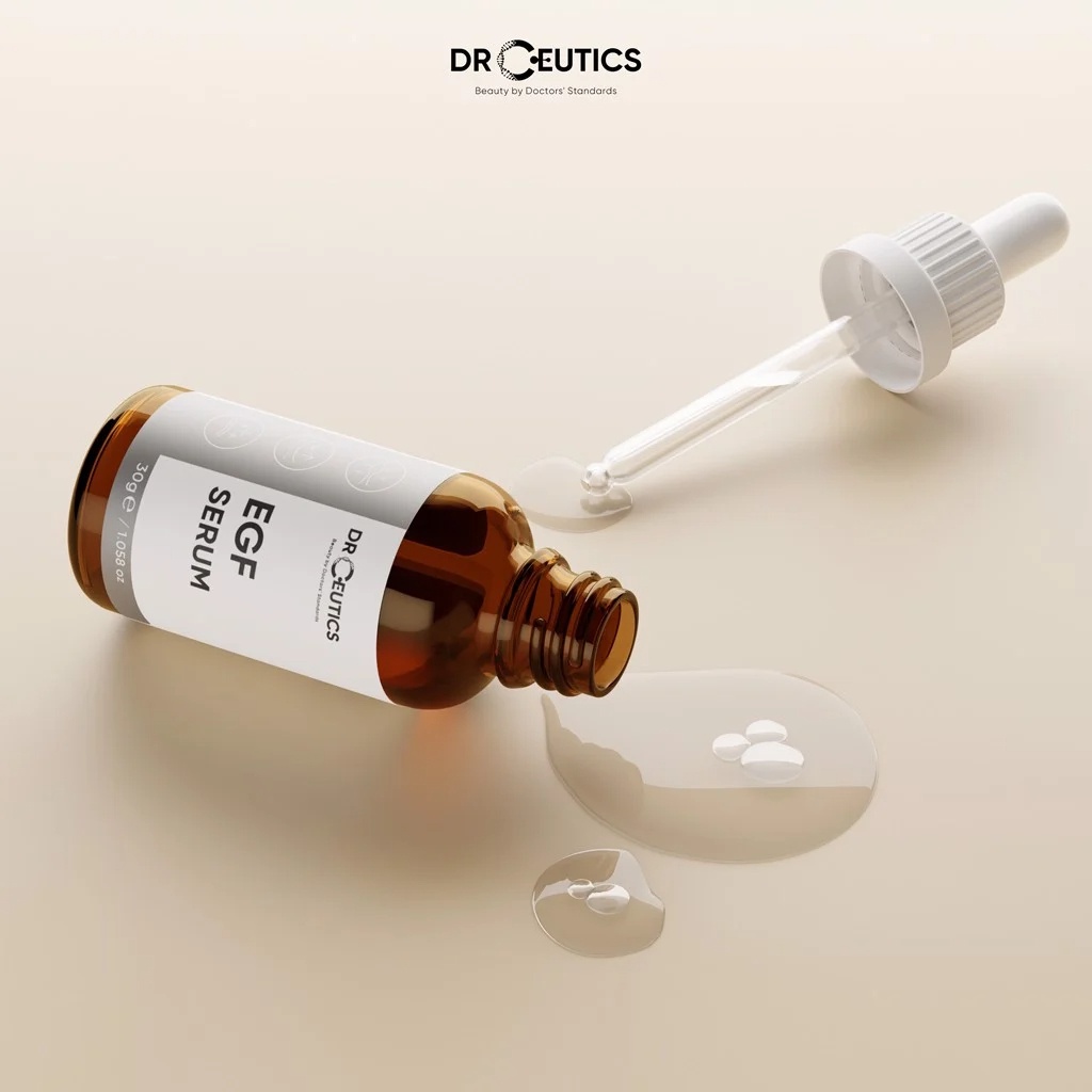 Serum EGF Drceutics tăn - Phục Hồi, Trẻ Hóa Da; Giúp Da Căng Bóng; Mờ Nếp Nhăn, Chống Lão Hóa Da