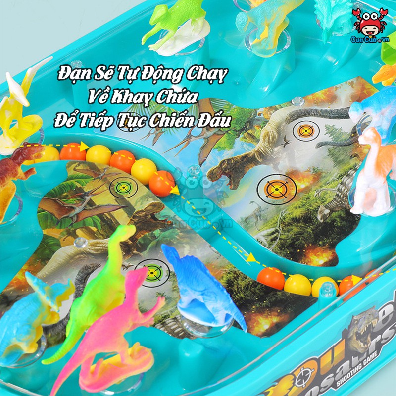 Khủng Long Đại Chiến DINO - Bộ Đồ Chơi Đối Kháng 2 Người Giải Trí Tương Tác Hấp Dẫn - Đồ Chơi Trẻ Em CuaCua