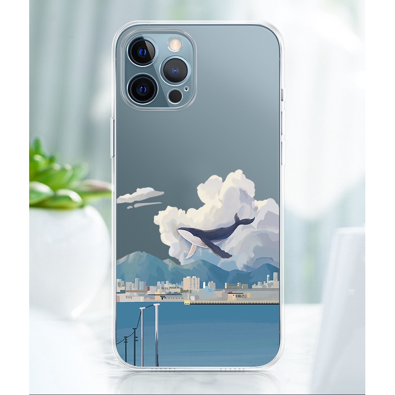 Ốp lưng Cá Voi Bay ICE Land iphone 6/6s plus, 7/8 plus, X/Xs,Xr, XsMax , 11, Xr, 11pro, 11ProMax, 12/12pro, 12ProMax....