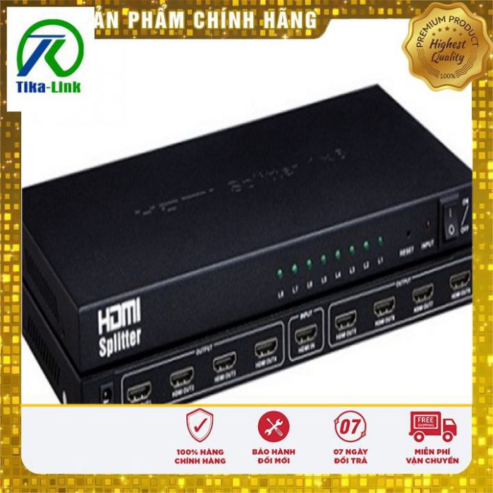 Bộ chia HDMI (Xả Kho) Bộ chia HDMI 1 ra 8 – HDMI Splitter 1x8 Full HD 1080 Gía Sỉ=Gía Lẻ