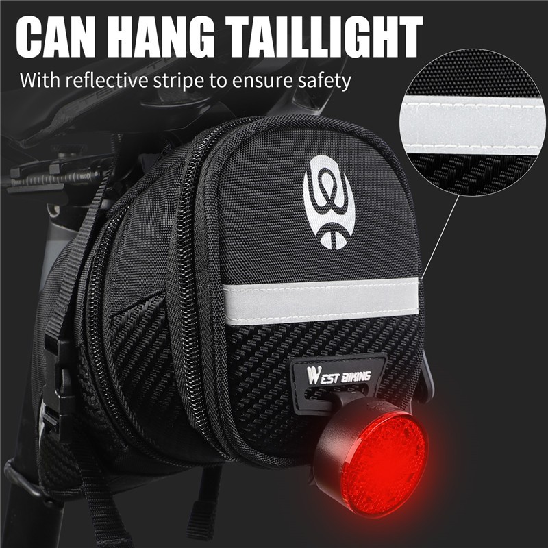 Túi đựng đồ WEST BIKING YP0707228 3D treo yên xe đạp thiết kế phản quang tiện lợi