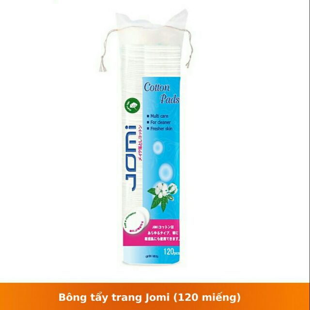 Bông tẩy trang Jomi 120 miếng