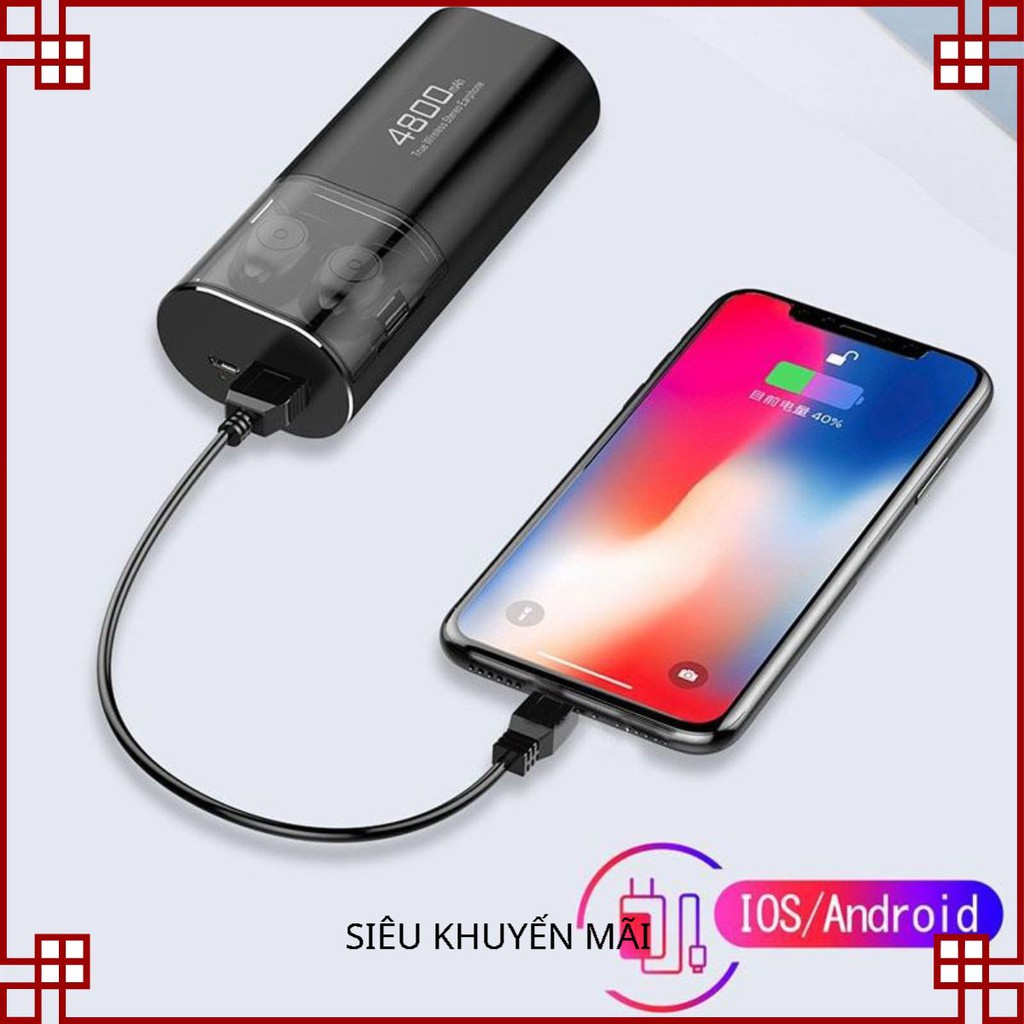 Tai nghe Bluetooth Không Dây Nhét Tai Kiêm Sạc Dự Phòng Amoi S11 TWS Nâng Cấp Hơn i7, i9, i12, F9, F9 Pro SuperStar.99 | BigBuy360 - bigbuy360.vn