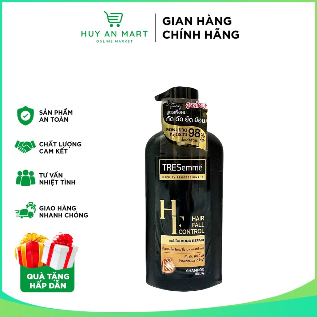 Dầu Gội đầu Tresemme Thái Lan Hair Fall Control Giảm Rụng/Gàu/Bết &amp; Phục Hồi Tóc Hư Tổn 450ml