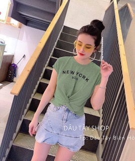 Áo kiểu xoắn eo