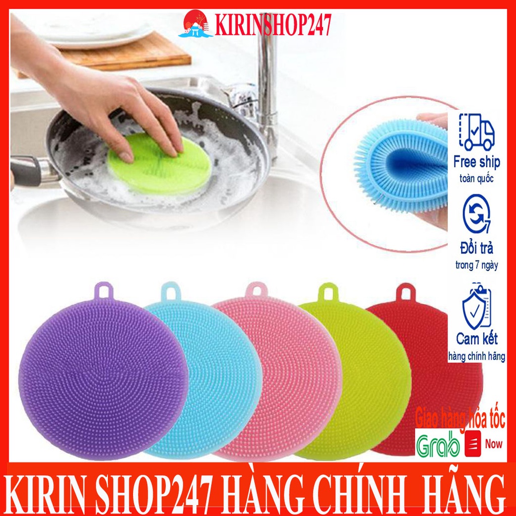 Miếng Rửa Bát Silicon Siêu Tiện Dụng