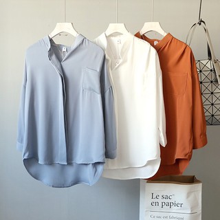 Áo sơ mi nữ form rộng - A329