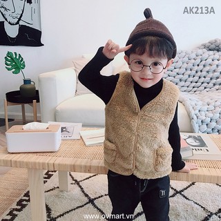 AK213A-Áo Gile Lông