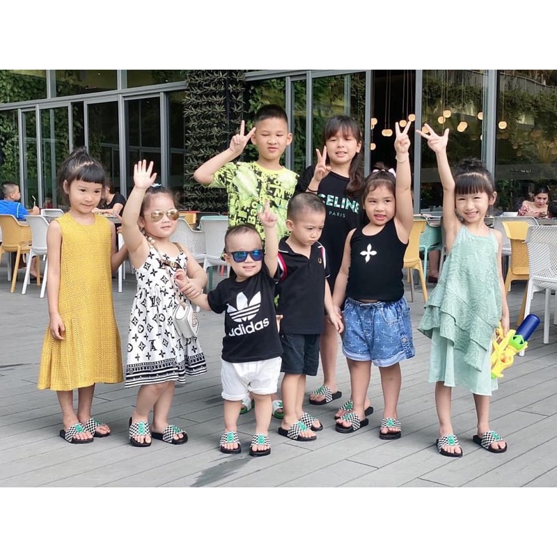 Dép lê MLB gấu CARO cho bé trai và bé gái có đế chống trơn trượt