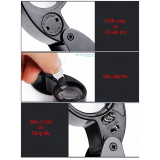 Kính lúp mini cao cấp HT-40X