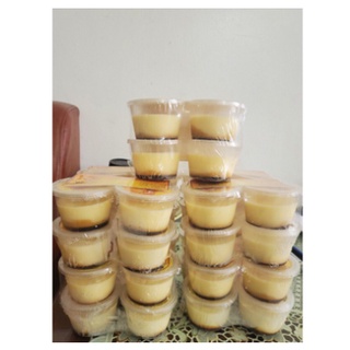 Hũ nhựa có nắp đựng flan, sữa chua, caramel cho bé