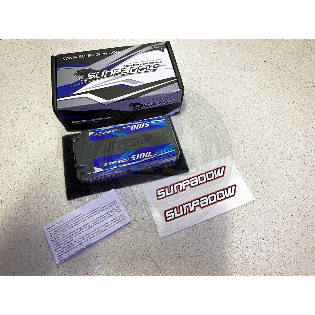 Pin ShortCase SUNPADOW 2s 7.4V 5100mAh 100C