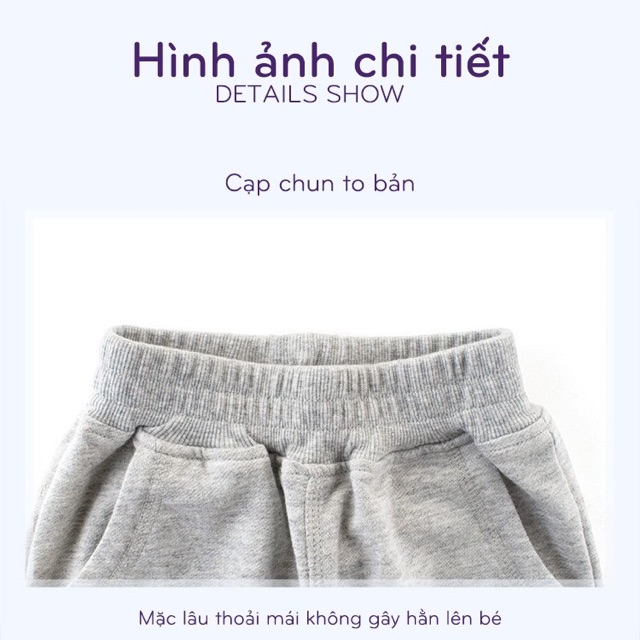 Quần dài bé trai 27KIDS thêu hình ô tô chất cotton hàng xuất Âu Mỹ | BigBuy360 - bigbuy360.vn