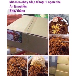 5kg heo cháy tỏi + 1kg túi zip