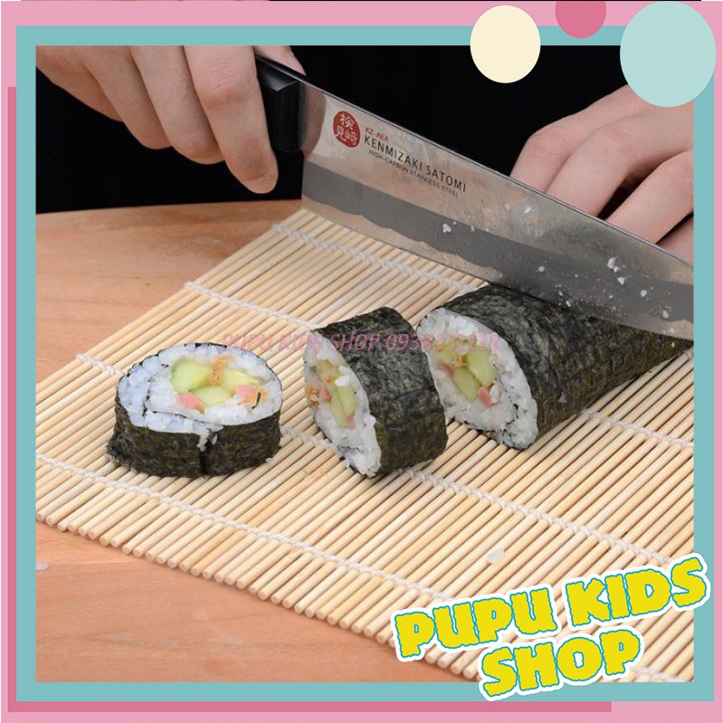 Mành Tre Cuộn Cơm Rong Biển Kimbap, Cuốn Sushi, Cuộn Cơm Cho Bé Ăn Dặm