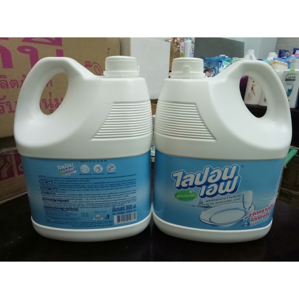 Nước rửa chén Thái Lan Lipon F 3600ml