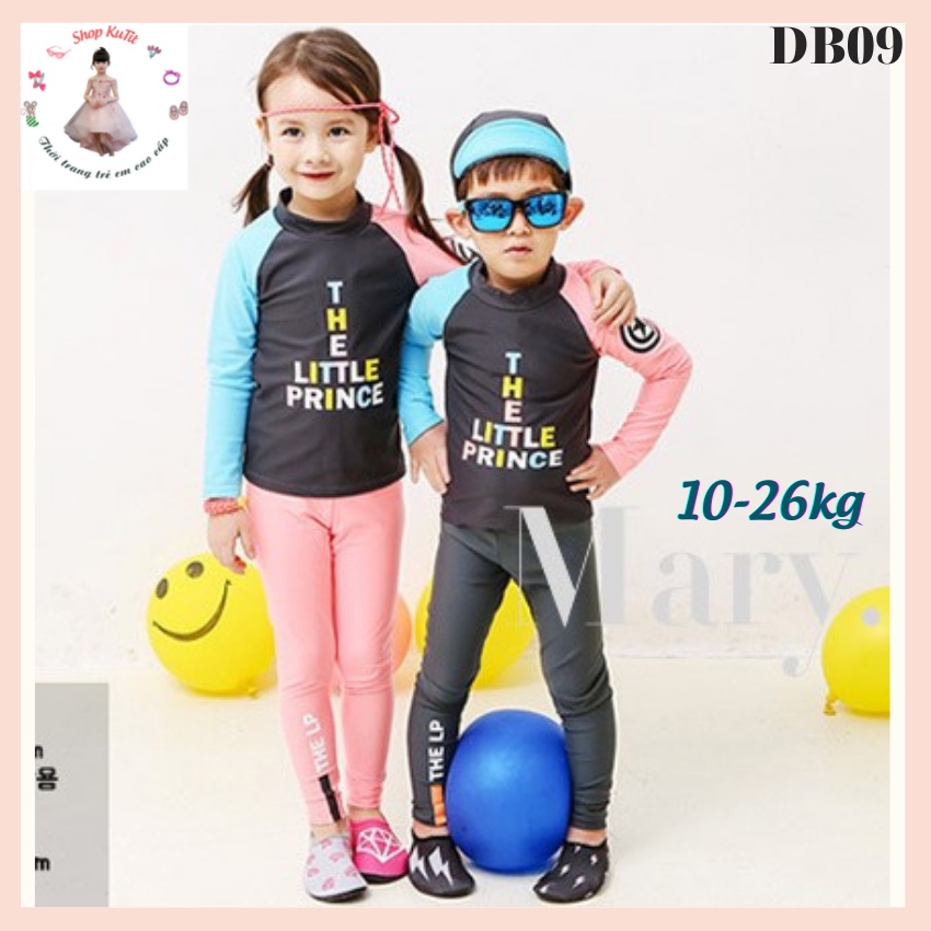 Bộ bơi dài chống nắng trẻ em khoảng 12-30kg DB09