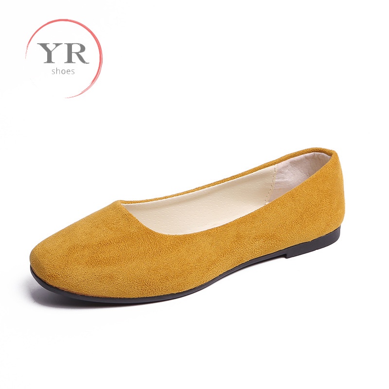 Giày Lười Da Lộn Plus Size 35-43