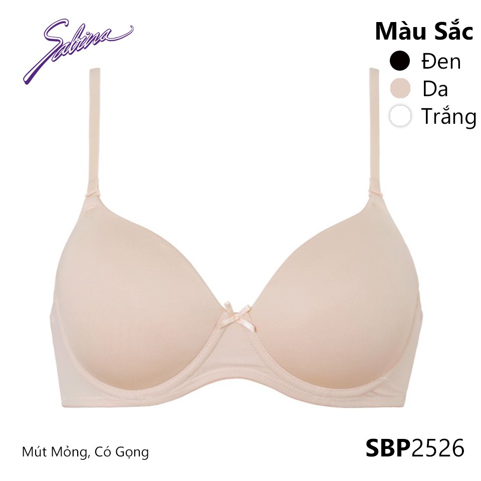 Áo Lót Mút Mỏng Có Gọng Màu Đen Hoặc Da Hoặc Trắng Basic Pretty Perfect By Sabina SBP2526 | BigBuy360 - bigbuy360.vn