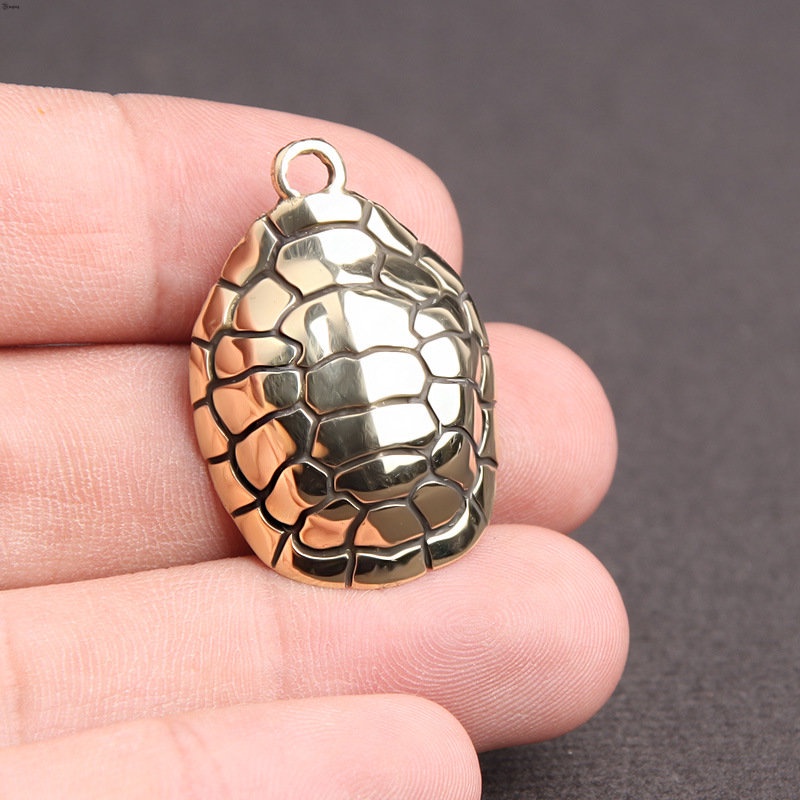 Yueying Móc Khóa Xe Hơi Guilin Rich Lucky Bằng Đồng Thau Nguyên Chất Mặt Hình Rùa Sáng Tạo Cho Cặp Đôi