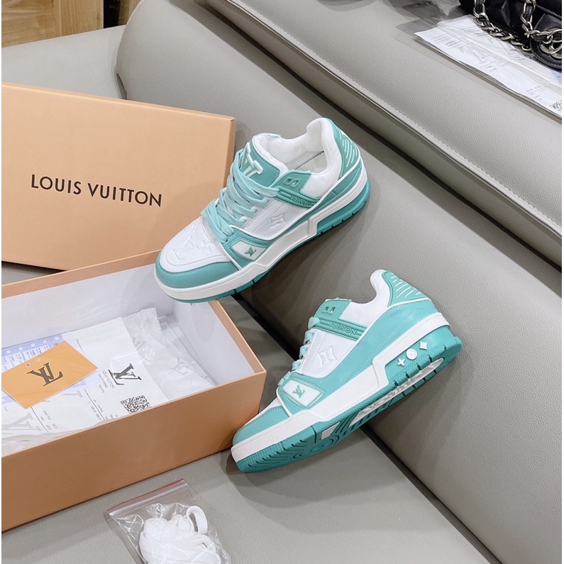 Giày thể thao sneaker lv vip viền pha màu fullbox