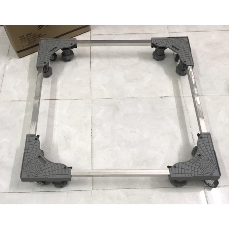 Chân đế máy giặt, tủ lạnh 8 đế 4 bánh xe chống rung cao cấp