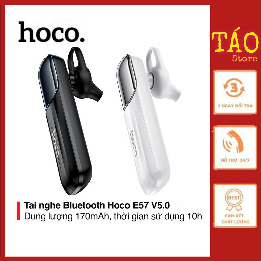 Tai Nghe Blueooth Hoco E57 Essential V5.0 Hỗ Trợ Đàm thoại 12 tiếng - Bảo Hành 6 Tháng Chính Hãng