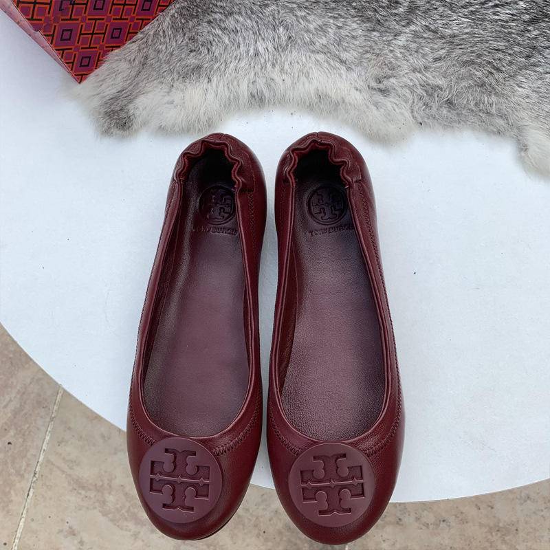 Giày búp bê TORY chất liệu da êm chân thiết kế thời trang