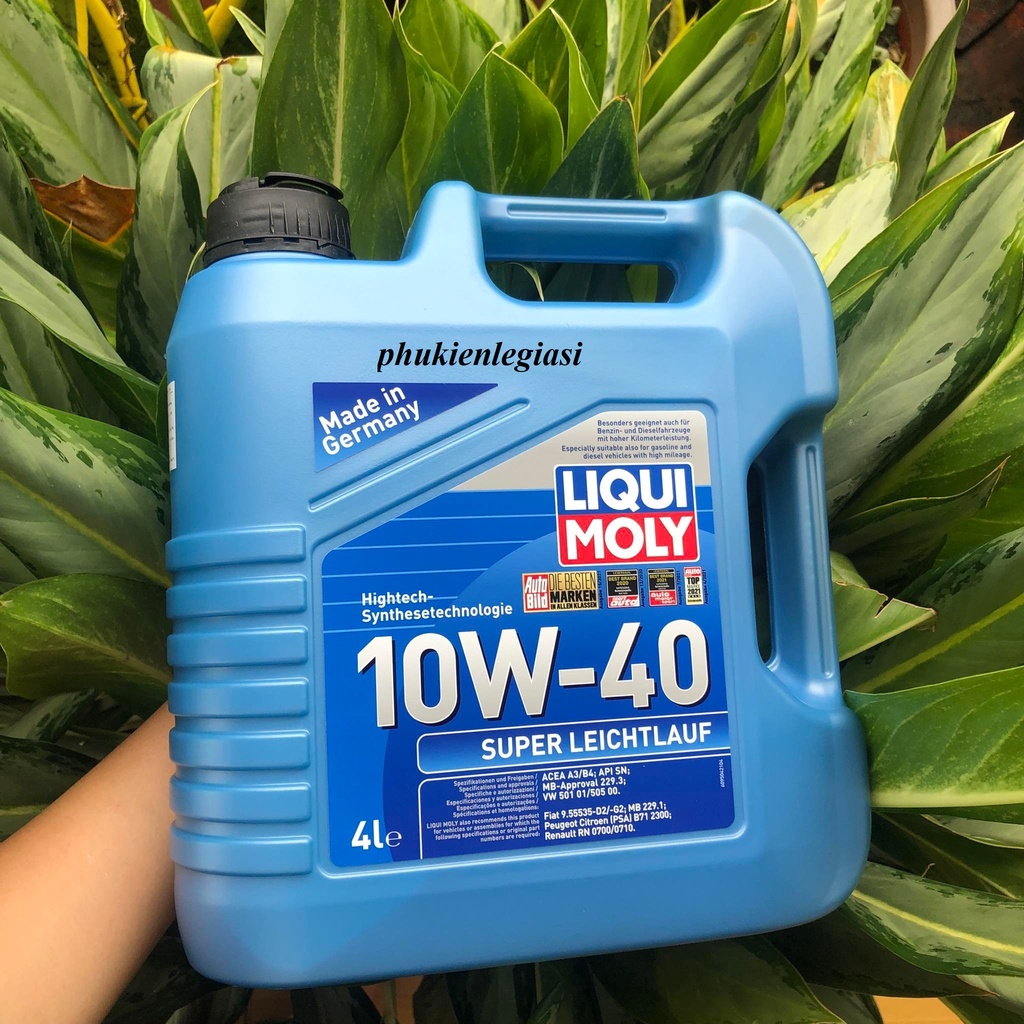 Nhớt LIQUI MOLY LEICHTLAUF 10W40 4L Full Tổng Hợp - 9504 Nhập Khẩu Đức