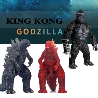 Mô Hình Đồ Chơi Gozilla Và Kinh Kong Mô Phỏng Động Vật Lớn Trong Phim King Kong Đại Chiến