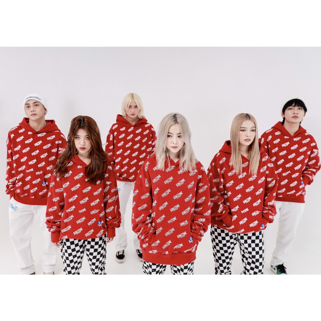 Áo Hoodies Nỉ Mùa Đông Form Rộng Gonzzone - Màu Đỏ | BigBuy360 - bigbuy360.vn