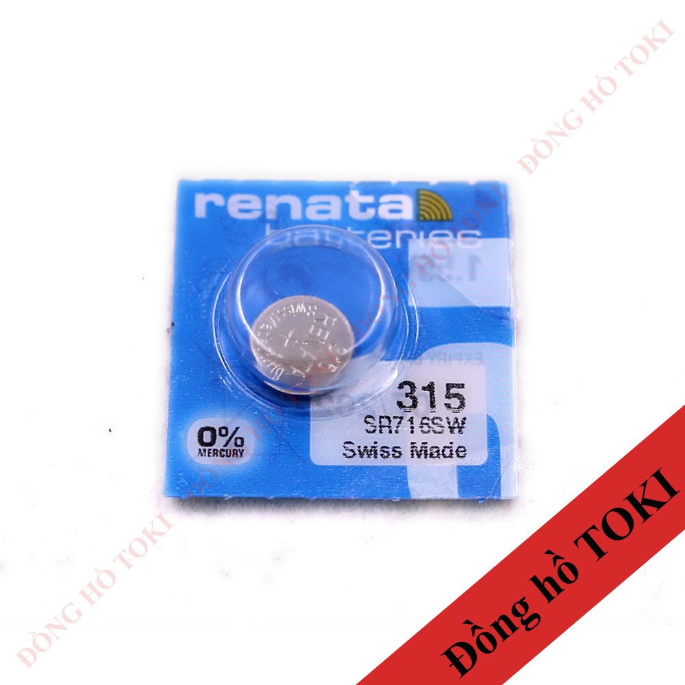 Pin đồng hồ renata thụy sỹ mã 315-SR716SW