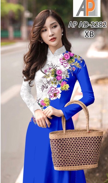 Vải áo dài 3D