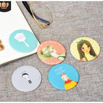 Gương Mini cầm Tay Hàn Quốc - Mẫu Ngẫu Nhiên #7
