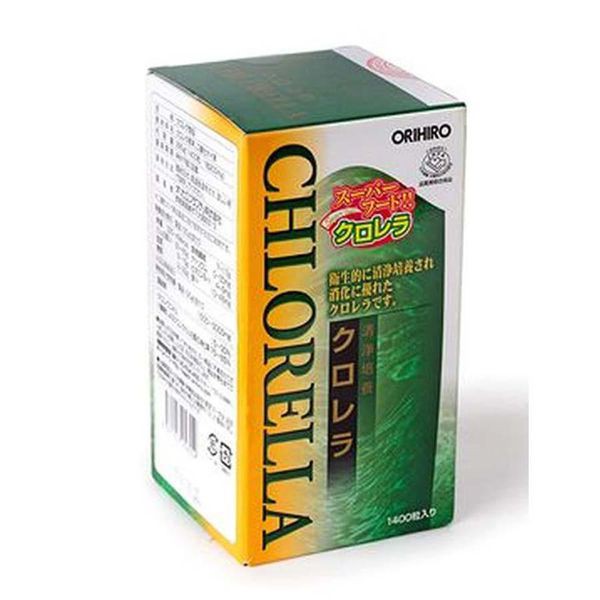 [BIG SALE] Tảo Lục Nhật Bản Orihiro Chlorella (chai 1400 viên)- Hàng nhập khẩu Nhật Bản