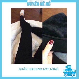 [Giá huỷ diệt] Quần legging nữ lót lông ấm áp mới về