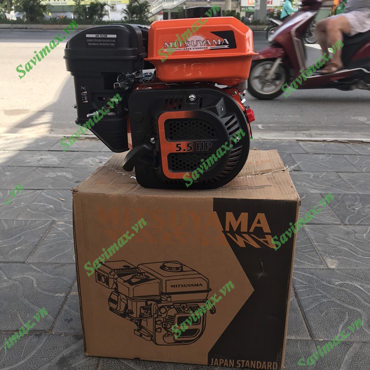 Động cơ xăng 5.5HP Mitsuyama Nhật Bản loại tốt giá rẻ